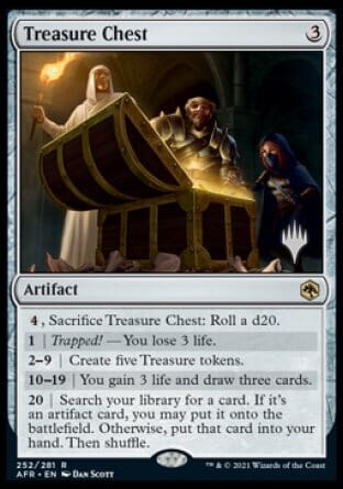 Treasure Chest (Promo Pack) [Dungeons & Dragons: Adventures in the Forgotten Realms Promos] MTG Single Magic: The Gathering  | Multizone: Comics And Games
