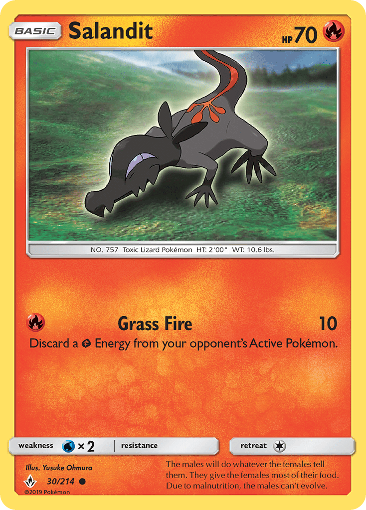 Salandit (30/214) [Sun & Moon: Unbroken Bonds] Pokemon Single Pokémon  | Multizone: Comics And Games