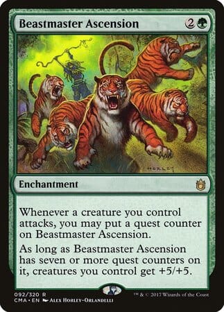 Beastmaster Ascension [Commander Anthology] MTG Single Magic: The Gathering  | Multizone: Comics And Games