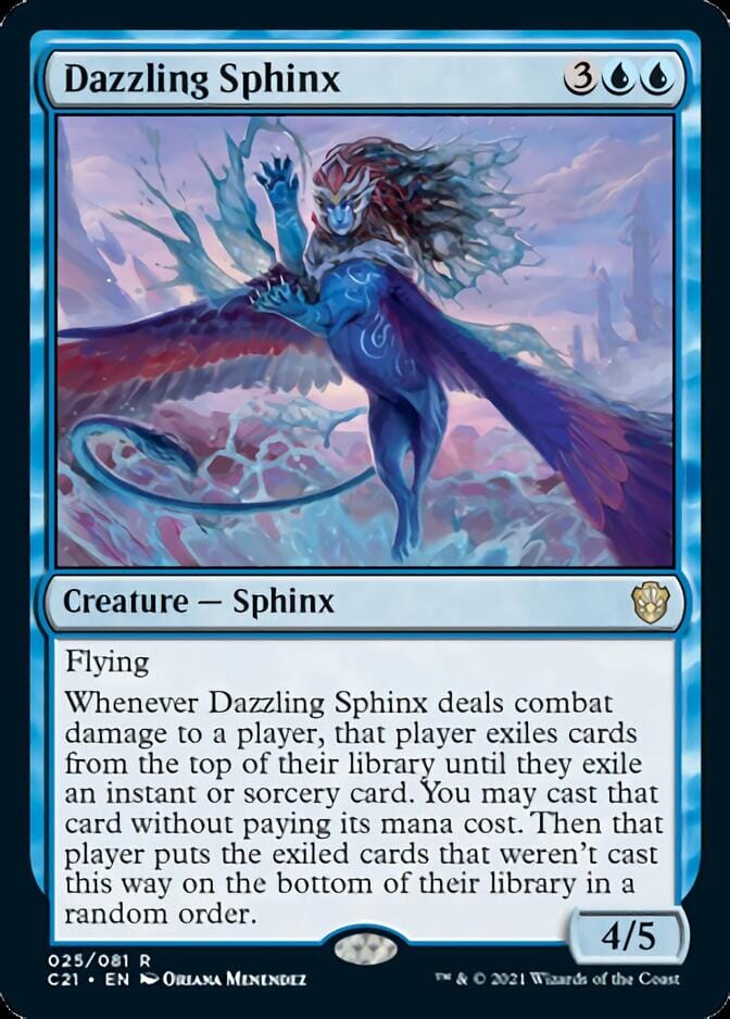 Dazzling Sphinx [Commander 2021] MTG Single Magic: The Gathering  | Multizone: Comics And Games