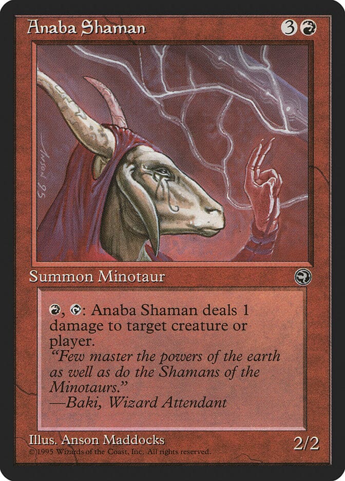 Anaba Shaman (Baki Flavor Text) [Homelands] MTG Single Magic: The Gathering  | Multizone: Comics And Games