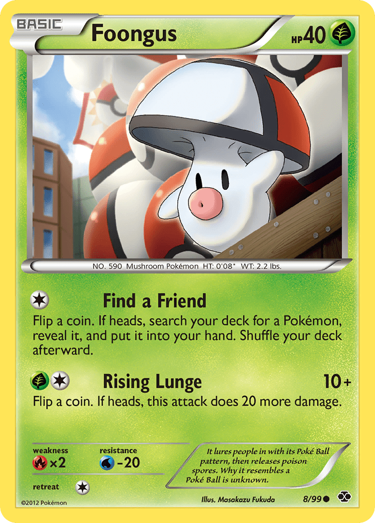 Foongus (8/99) [Black & White: Next Destinies] Pokemon Single Pokémon  | Multizone: Comics And Games