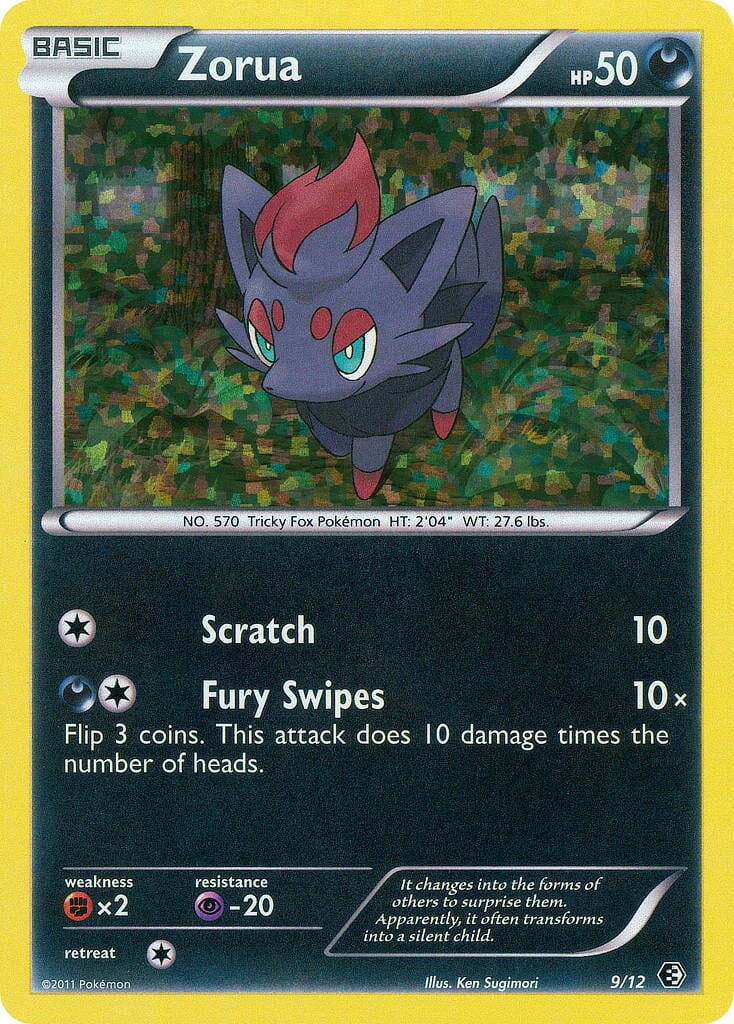 Zorua (9/12) [McDonald's Promos: 2011 Collection] Pokemon Single Pokémon  | Multizone: Comics And Games