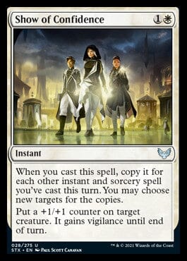 Show of Confidence [Strixhaven: School of Mages] MTG Single Magic: The Gathering  | Multizone: Comics And Games