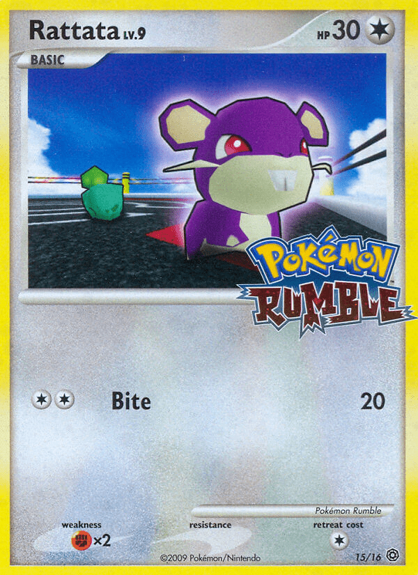 Rattata (15/16) [Pokémon Rumble] Pokemon Single Pokémon  | Multizone: Comics And Games