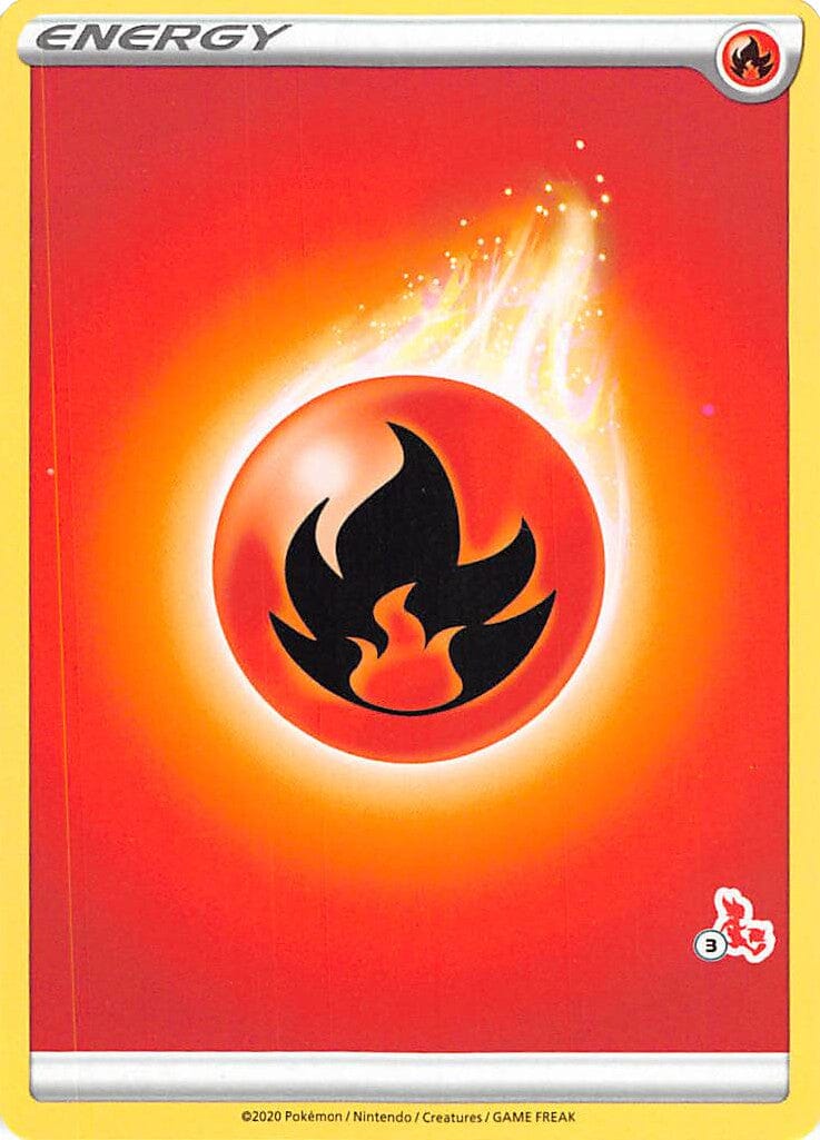 Fire Energy (Cinderace Stamp #3) [Battle Academy 2022] Pokemon Single Pokémon  | Multizone: Comics And Games