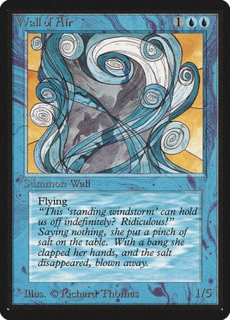 Wall of Air [Limited Edition Beta] MTG Single Magic: The Gathering  | Multizone: Comics And Games