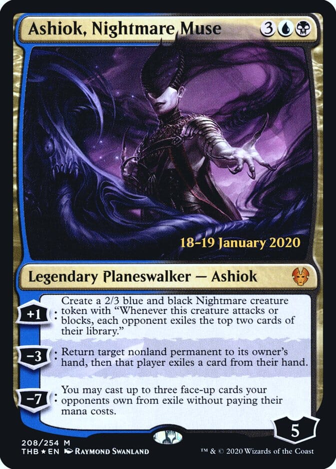 Ashiok, Nightmare Muse [Theros Beyond Death Prerelease Promos] MTG Single Magic: The Gathering  | Multizone: Comics And Games