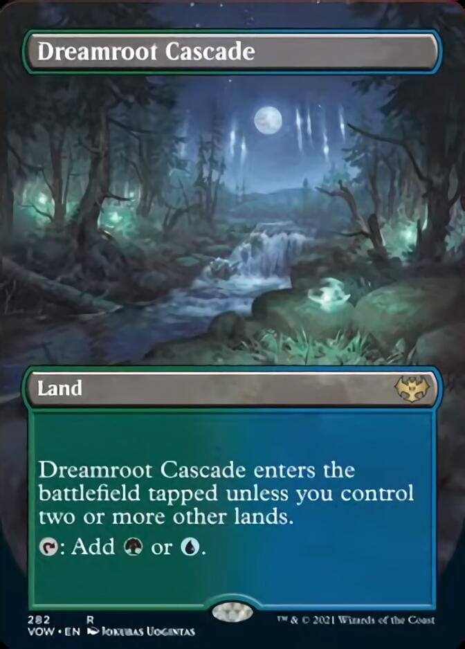 Dreamroot Cascade (Borderless) [Innistrad: Crimson Vow] MTG Single Magic: The Gathering  | Multizone: Comics And Games