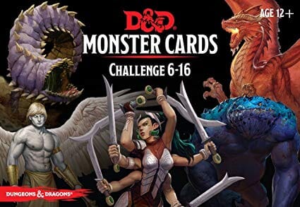 D&D 5e: Monster Cards Dungeons & Dragons Multizone Challenge 6-16  | Multizone: Comics And Games