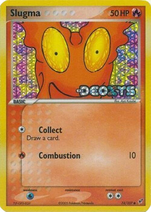 Slugma (74/107) (Stamped) [EX: Deoxys] Pokemon Single Pokémon  | Multizone: Comics And Games