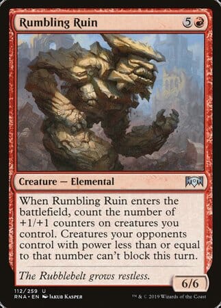 Rumbling Ruin [Ravnica Allegiance] MTG Single Magic: The Gathering  | Multizone: Comics And Games