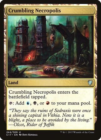 Crumbling Necropolis [Commander 2017] MTG Single Magic: The Gathering  | Multizone: Comics And Games