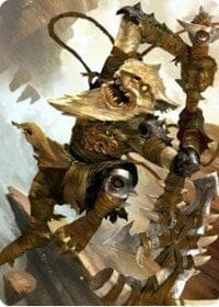 Teeterpeak Ambusher Art Card [Zendikar Rising Art Series] MTG Single Magic: The Gathering  | Multizone: Comics And Games
