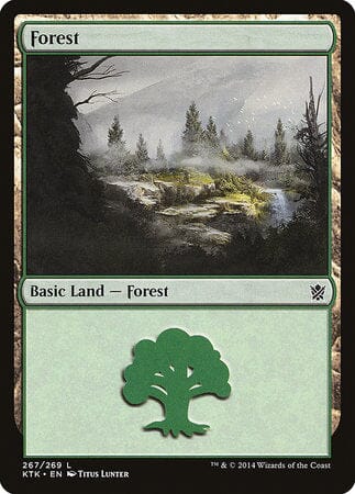 Forest (267) [Khans of Tarkir] MTG Single Magic: The Gathering  | Multizone: Comics And Games