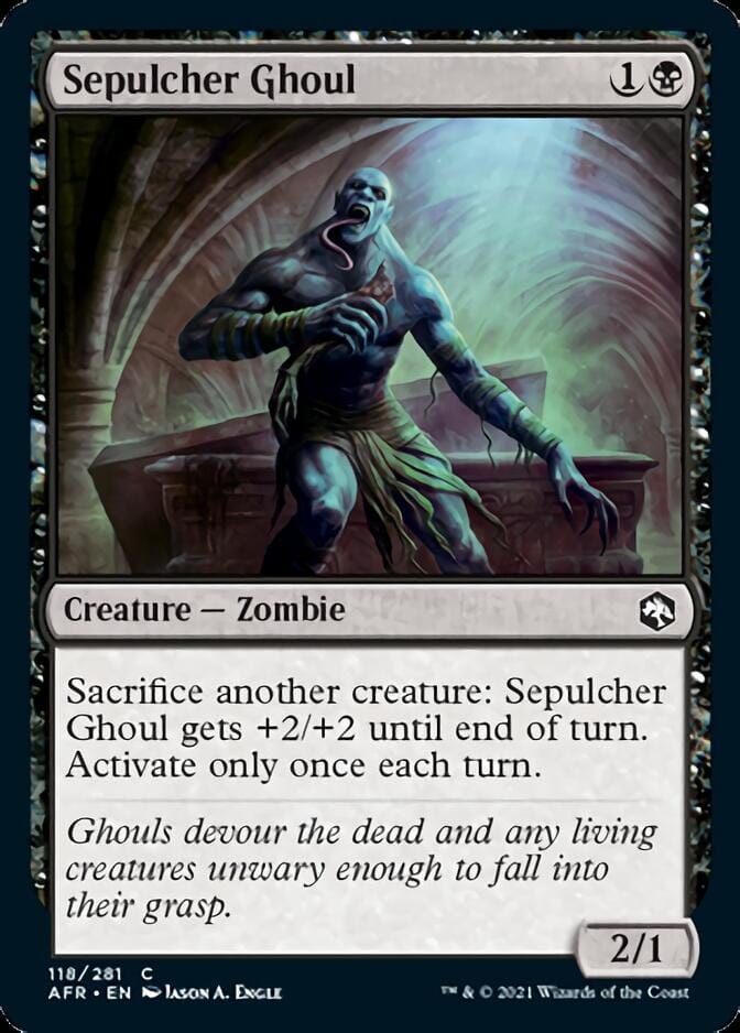 Sepulcher Ghoul [Dungeons & Dragons: Adventures in the Forgotten Realms] MTG Single Magic: The Gathering  | Multizone: Comics And Games