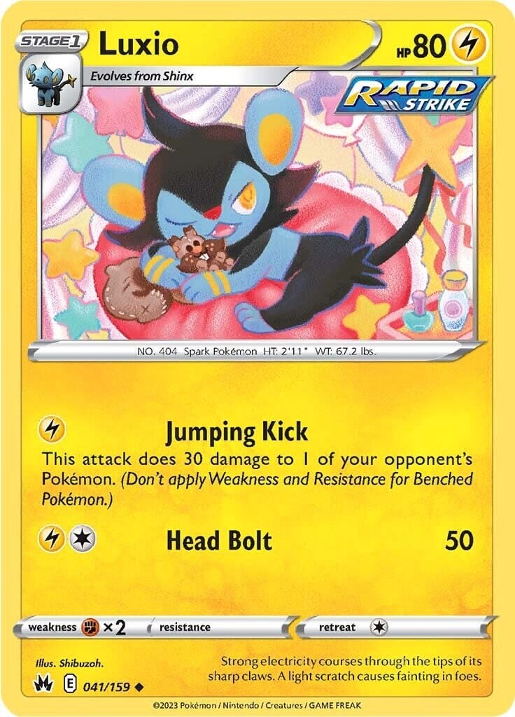 Luxio (041/159) (41) [Sword & Shield: Crown Zenith] Pokemon Single Pokémon  | Multizone: Comics And Games