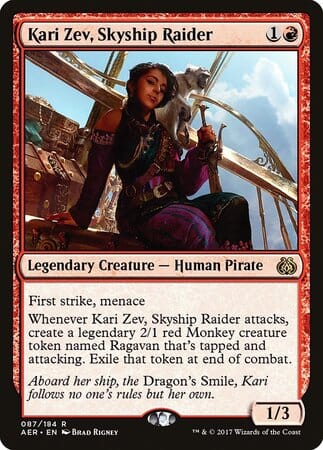 Kari Zev, Skyship Raider [Aether Revolt] MTG Single Magic: The Gathering  | Multizone: Comics And Games