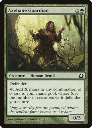 Axebane Guardian [Return to Ravnica] MTG Single Magic: The Gathering  | Multizone: Comics And Games