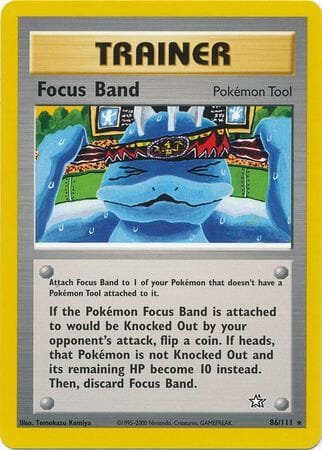 Focus Band (86/111) [Neo Genesis Unlimited] Pokemon Single Pokémon  | Multizone: Comics And Games