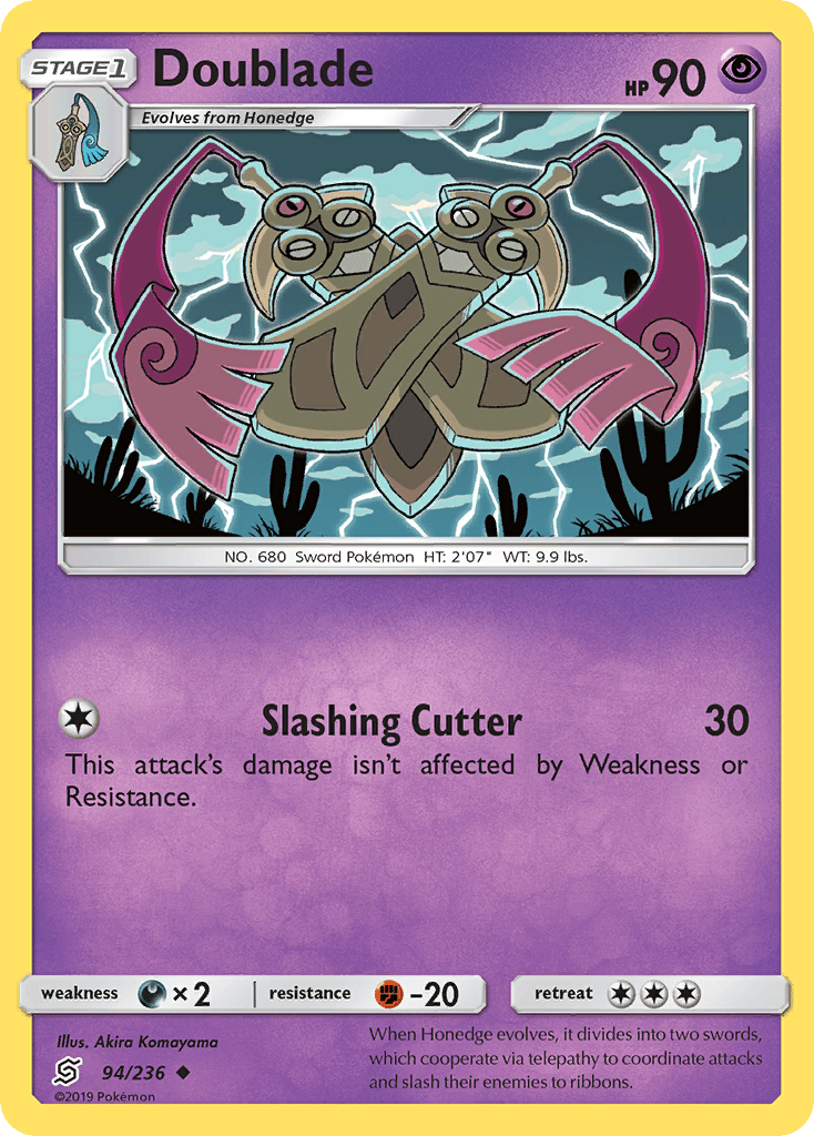 Doublade (94/236) [Sun & Moon: Unified Minds] Pokemon Single Pokémon  | Multizone: Comics And Games