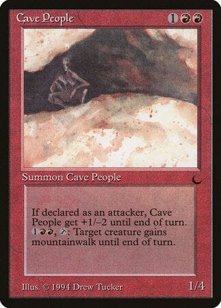 Cave People [The Dark] MTG Single Magic: The Gathering  | Multizone: Comics And Games