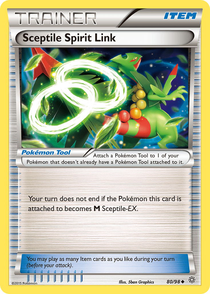 Sceptile Spirit Link (80/98) [XY: Ancient Origins] Pokemon Single Pokémon  | Multizone: Comics And Games
