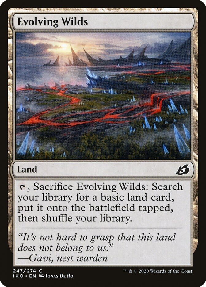 Evolving Wilds [Ikoria: Lair of Behemoths] MTG Single Magic: The Gathering  | Multizone: Comics And Games