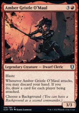 Amber Gristle O'Maul [Commander Legends: Battle for Baldur's Gate] MTG Single Magic: The Gathering  | Multizone: Comics And Games