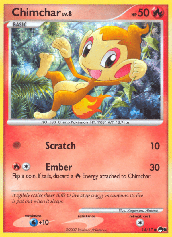 Chimchar (14/17) [POP Series 6] Pokemon Single Pokémon  | Multizone: Comics And Games