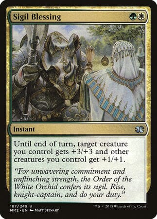 Sigil Blessing [Modern Masters 2015] MTG Single Magic: The Gathering  | Multizone: Comics And Games