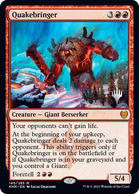 Quakebringer [Kaldheim Promo Pack] MTG Single Magic: The Gathering  | Multizone: Comics And Games
