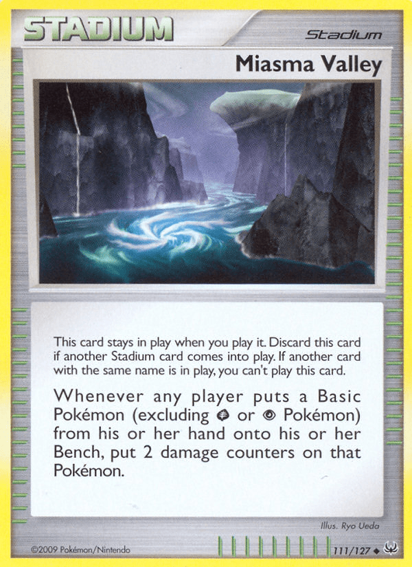 Miasma Valley (111/127) [Platinum: Base Set] Pokemon Single Pokémon  | Multizone: Comics And Games