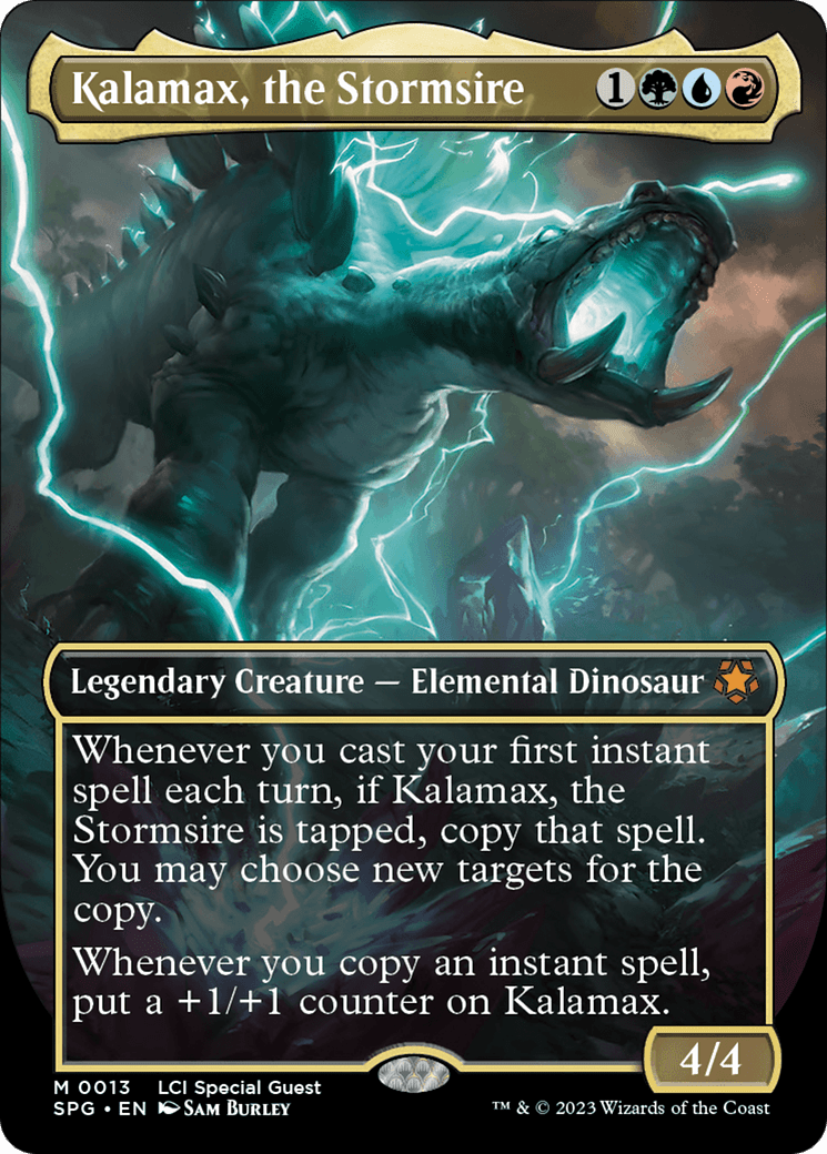 Kalamax, the Stormsire (Borderless) [The Lost Caverns of Ixalan Special Guests] MTG Single Magic: The Gathering  | Multizone: Comics And Games