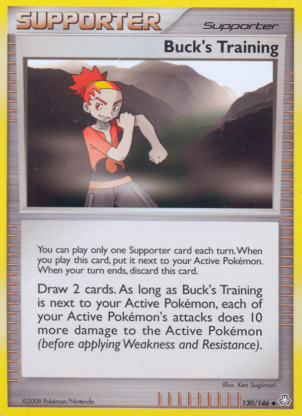 Buck's Training (130/146) [Diamond & Pearl: Legends Awakened] Pokemon Single Pokémon  | Multizone: Comics And Games