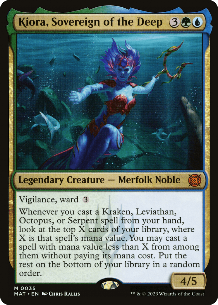 Kiora, Sovereign of the Deep [March of the Machine: The Aftermath] MTG Single Magic: The Gathering  | Multizone: Comics And Games