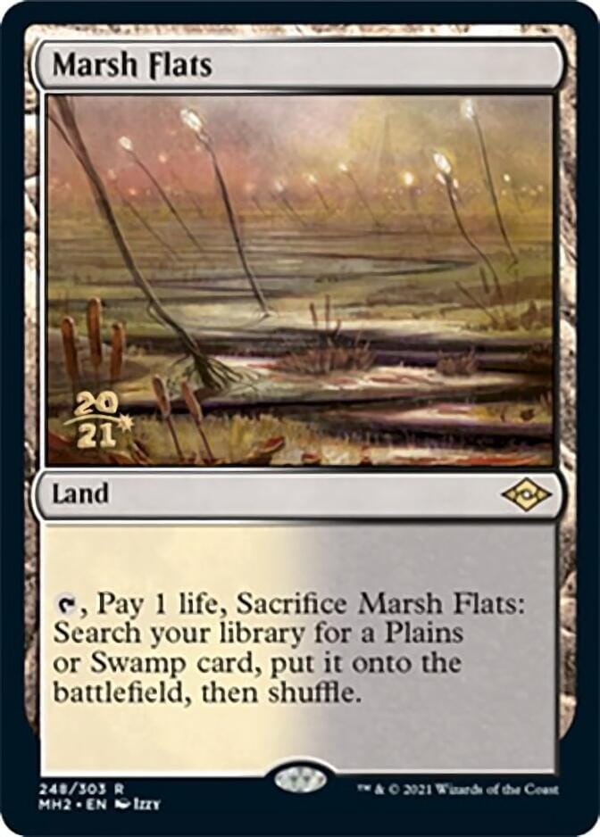 Marsh Flats [Modern Horizons 2 Prerelease Promos] MTG Single Magic: The Gathering  | Multizone: Comics And Games