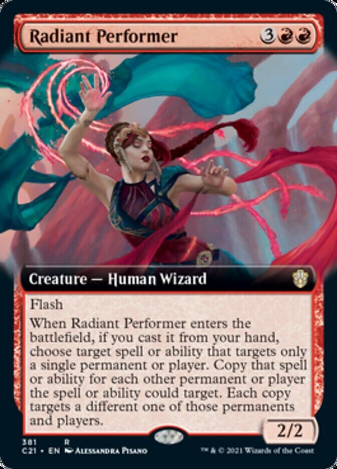 Radiant Performer (Extended) [Commander 2021] MTG Single Magic: The Gathering  | Multizone: Comics And Games