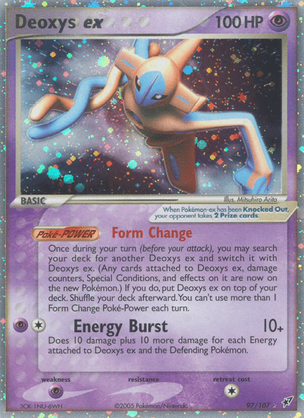 Deoxys ex (97/107) [EX: Deoxys] Pokemon Single Pokémon  | Multizone: Comics And Games