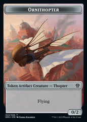 Bird (002) // Ornithopter Double-sided Token [Dominaria United Tokens] | Multizone: Comics And Games