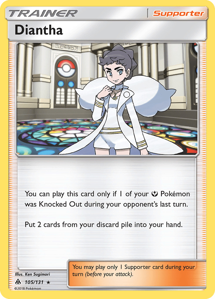 Diantha (105/131) [Sun & Moon: Forbidden Light] Pokemon Single Pokémon  | Multizone: Comics And Games