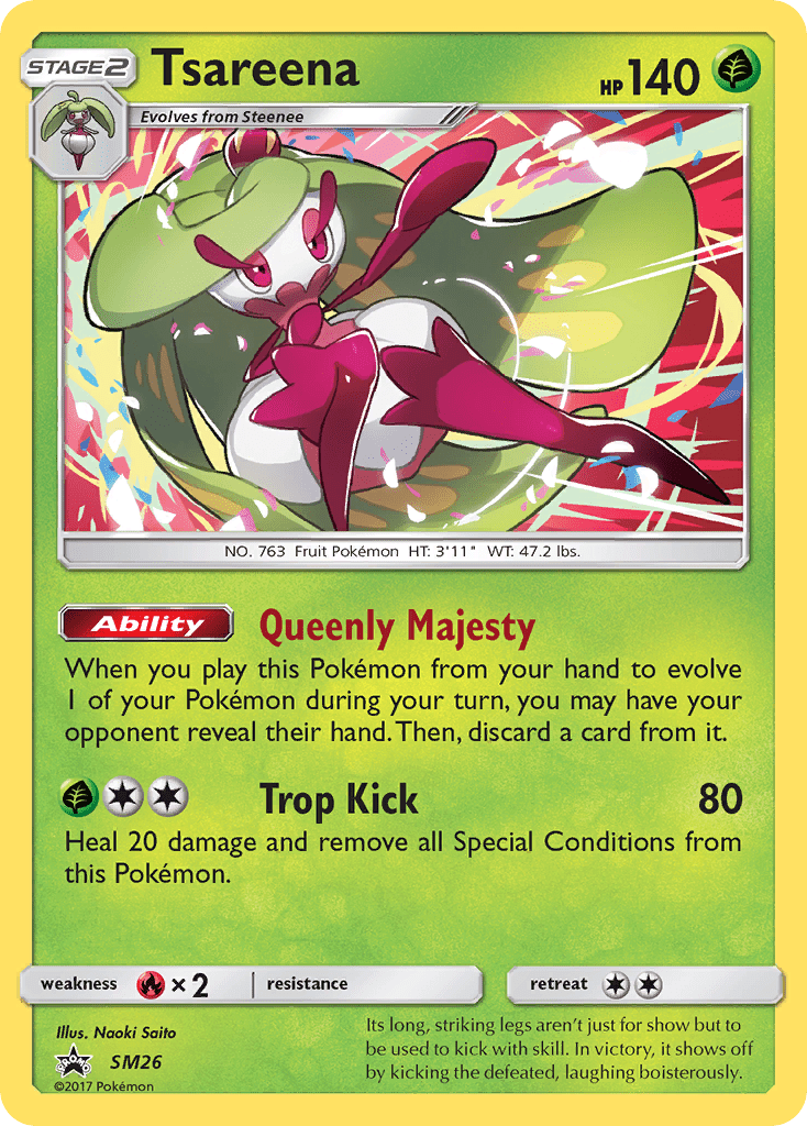 Tsareena (SM26) [Sun & Moon: Black Star Promos] Pokemon Single Pokémon  | Multizone: Comics And Games