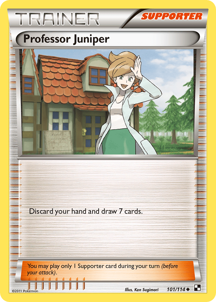 Professor Juniper (101/114) [Black & White: Base Set] Pokemon Single Pokémon  | Multizone: Comics And Games