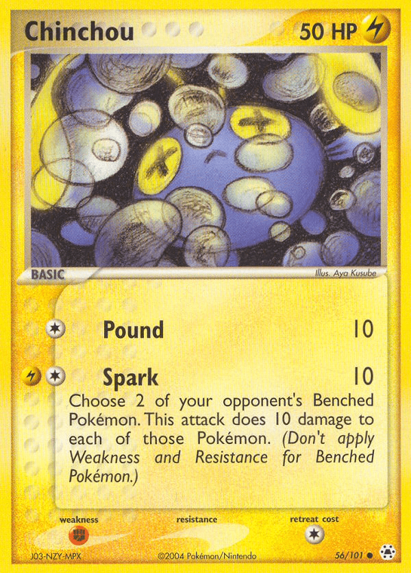 Chinchou (56/101) [EX: Hidden Legends] Pokemon Single Pokémon  | Multizone: Comics And Games