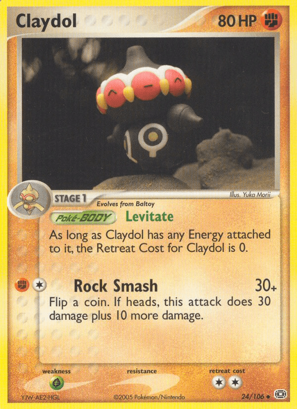 Claydol (24/106) [EX: Emerald] Pokemon Single Pokémon  | Multizone: Comics And Games