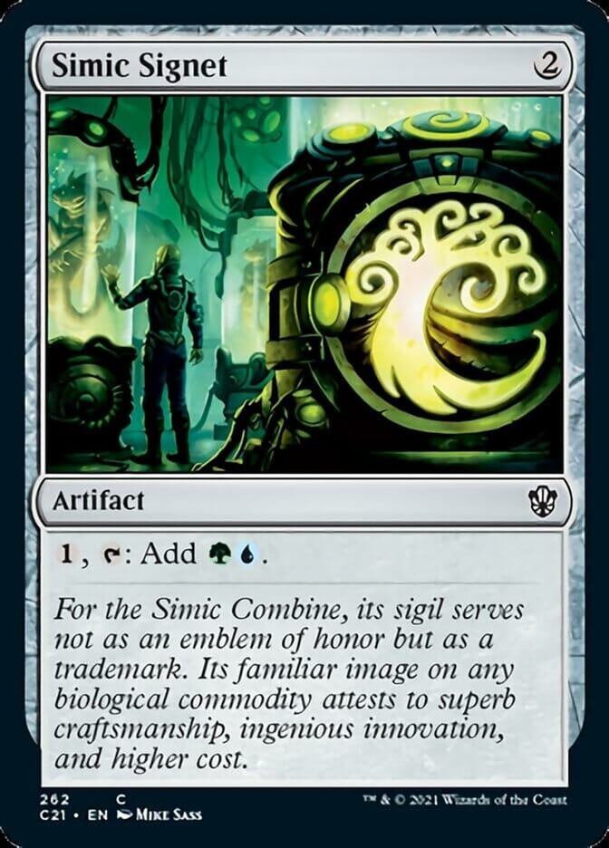 Simic Signet [Commander 2021] MTG Single Magic: The Gathering  | Multizone: Comics And Games