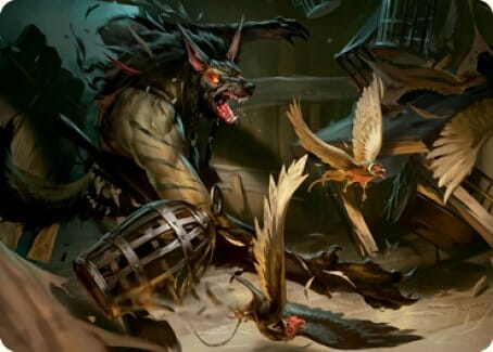 Wing Shredder Art Card [Innistrad: Midnight Hunt Art Series] MTG Single Magic: The Gathering  | Multizone: Comics And Games