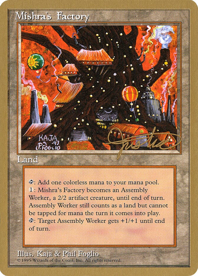 Mishra's Factory (Mark Justice) [Pro Tour Collector Set] MTG Single Magic: The Gathering  | Multizone: Comics And Games
