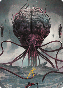 Elder Brain Art Card (Gold-Stamped Signature) [Commander Legends: Battle for Baldur's Gate Art Series] MTG Single Magic: The Gathering  | Multizone: Comics And Games