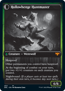 Avabruck Caretaker // Hollowhenge Huntmaster [Innistrad: Double Feature] MTG Single Magic: The Gathering  | Multizone: Comics And Games